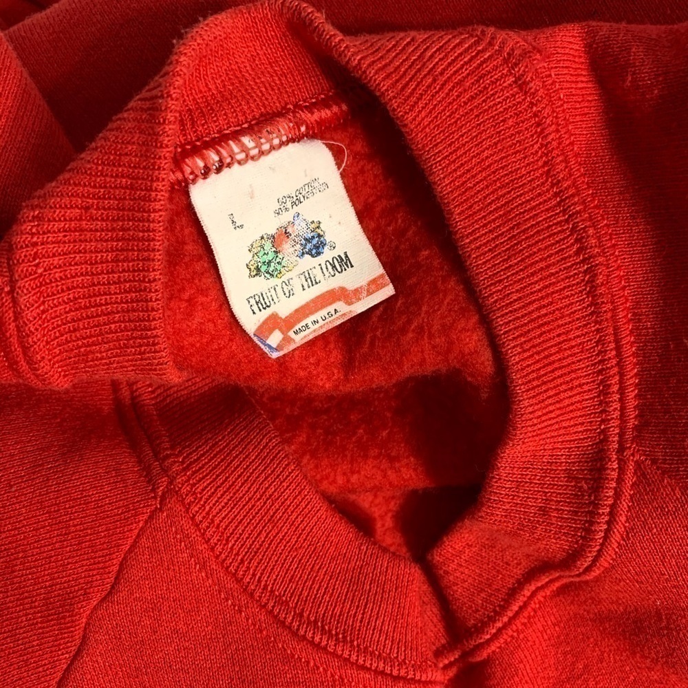Vintage Hand beaded Christmas Sweatshirt - Picture 2 of 5